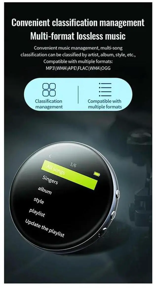 Alt view image 4 of 4 - Mini ligent AI Voice Recorder With Real-Time Transcription Multi-Language Translation Conference Audio Dictaphone Feat