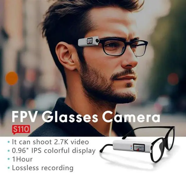 Alt view image 2 of 7 - Action Cam Video Camcorder 1080P Wearable Video Camcorder 110°Wide Angle Lens Anti-Shake Cycling Bicycle White