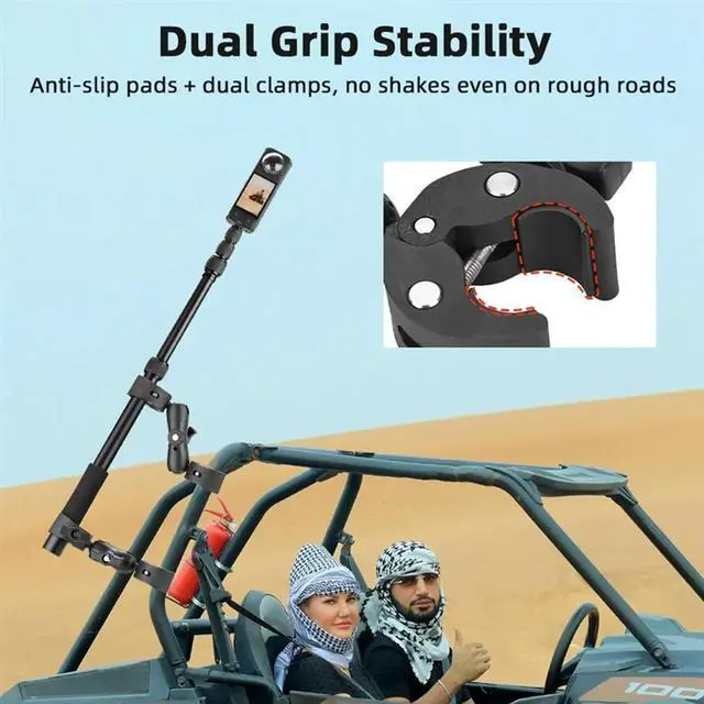 Alt view image 4 of 7 - Sports Camera Accessory Kit For Gopro Panoramic Selfie Stick For Gopro Monopod Mount Bracket Accessory