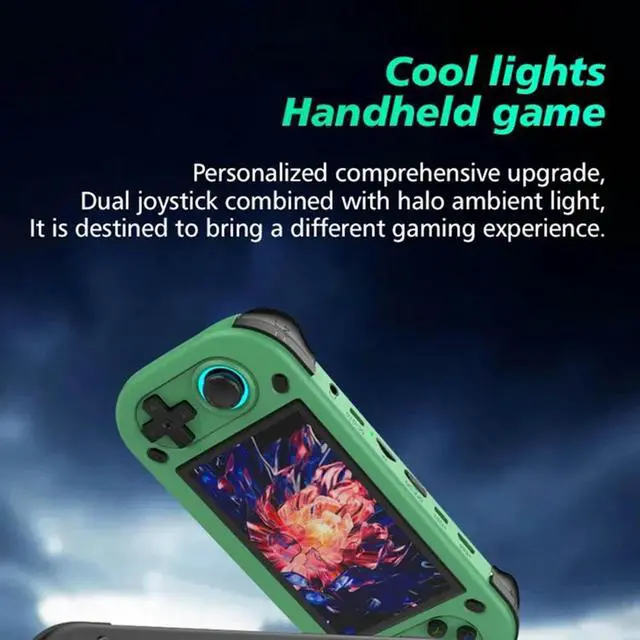 Alt view image 4 of 7 - R43S Retro Handheld Video Game Console 4.3Inch IPS Screen Game Console Portable Pocket Video Player