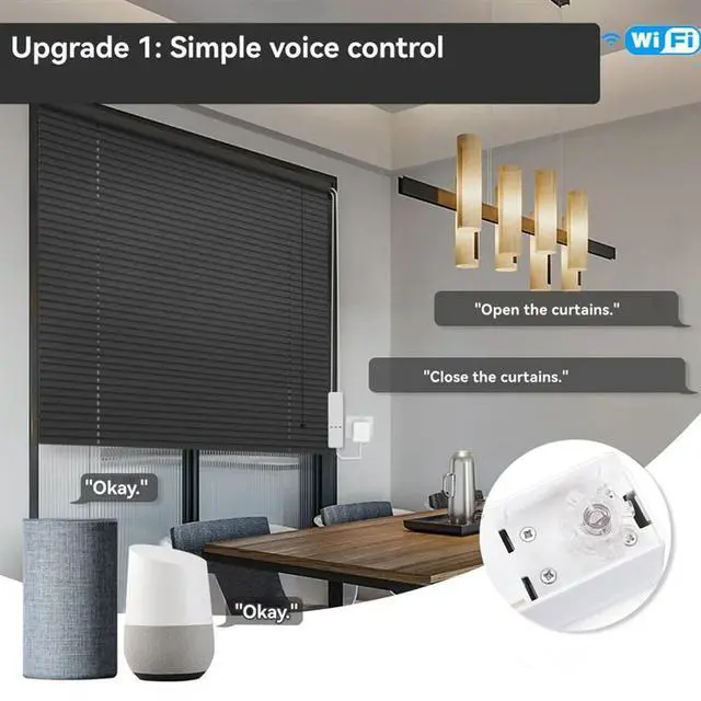 Tuya Motor For Roller Blinds Electric Chain Shade Shutter Drive RF Remote Kit App Via Alexa/Google US Plug