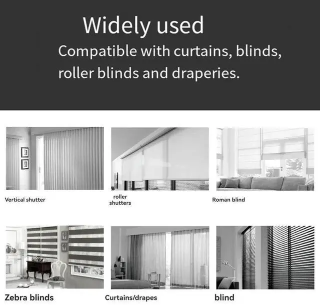 Alt view image 4 of 7 - Tuya Motor For Roller Blinds Electric Chain Shade Shutter Drive RF Remote Kit App Via Alexa/Google US Plug