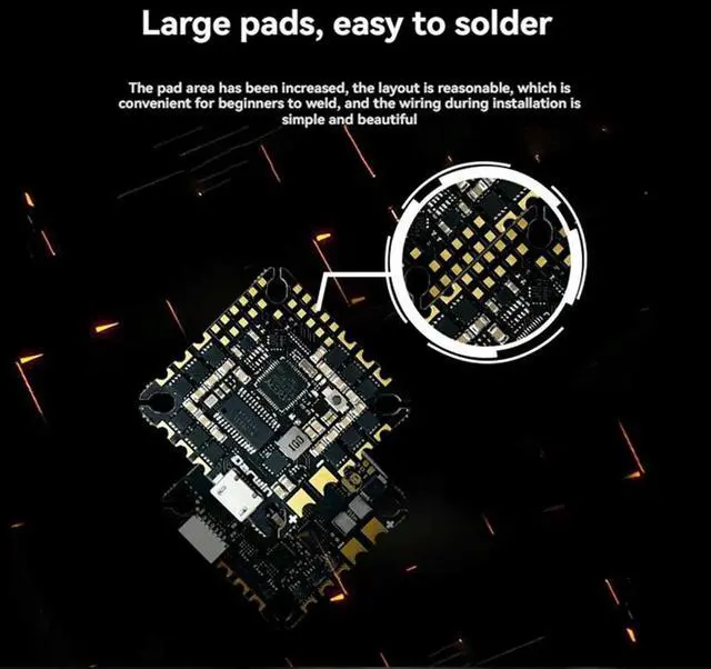 Main image of F435 AIO Flight Controller 45A Blheli S AM32 ESC 2-6S For FPV Drone Quadcopter RC Racing & Freestyle