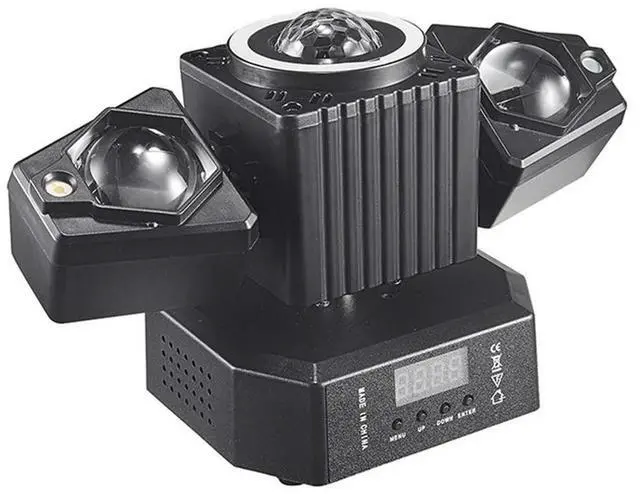 Alt view image 4 of 4 - Dance Flash Light Rotating Laser Light 3-In-1 Disco Light Effect Color Light EU Plug