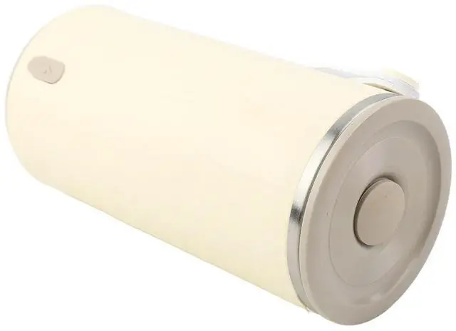 Alt view image 6 of 6 - Portable Travel Electric Kettle Cordless Rechargeable 400ML 55°C Stainless Steel Safe Fast Heat Travel Hot Water Boiler for Milk