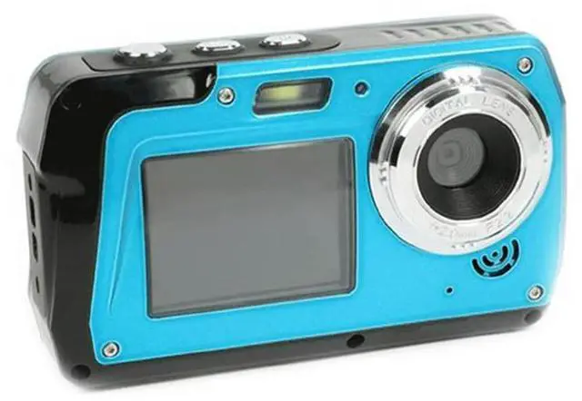 Alt view image 2 of 7 - Underwater Video Camera 48MP HD Dual Screen 16X Zoom Sports Waterproof Digital Camcorder Point Shoots