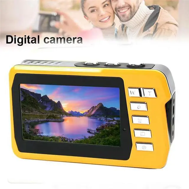Alt view image 4 of 7 - Underwater Video Camera 48MP HD Dual Screen 16X Zoom Sports Waterproof Digital Camcorder Point Shoots