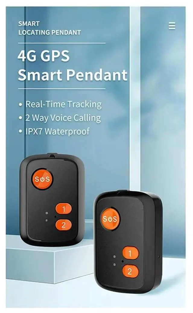 Alt view image 2 of 7 - 2X GPS + Beidou Tracker RF-V51 Compatible With 4G LTE/3G WCDMA/2G GSM SOS Alarm Two-Way Voice Tracking (A)