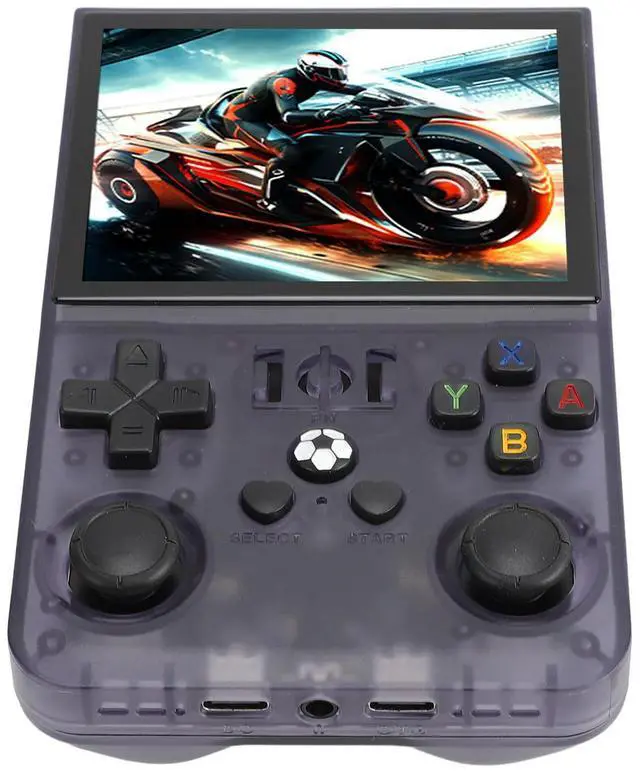 Alt view image 3 of 6 - Handheld Game Console 4000MAH Retro Game Console for Linux System 3.5inch IPS Screen Portable Pocket Game Console for Home Trave