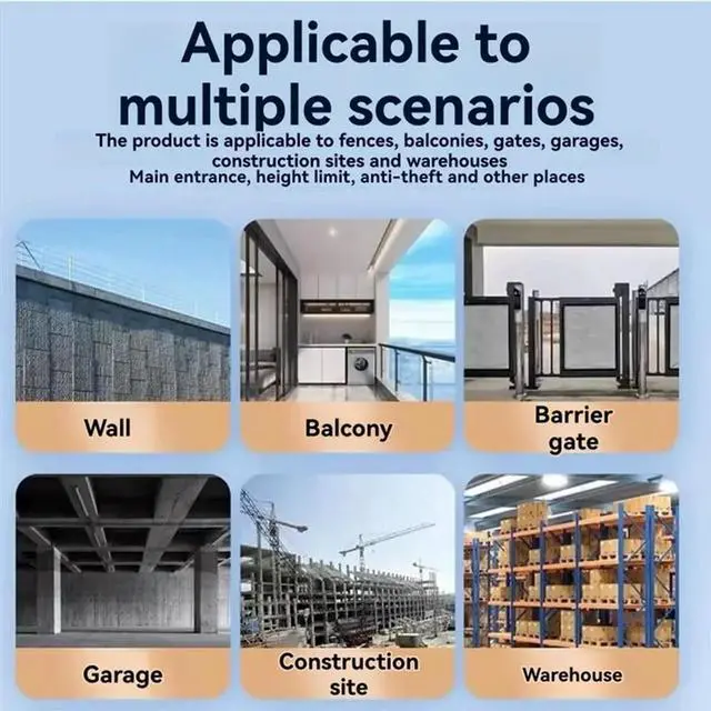 Alt view image 3 of 4 - 433Mhz Wireless 60M Sensor Alarm 2 Beams Active Infrared Detector For Outdoor Park Home Security System