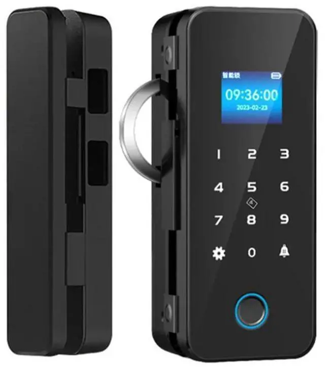 Alt view image 3 of 4 - Tuya -Lock For Glass Door Wooden Door Bluetooth Tuya Biometric Fingerprint Lock Electronic Door Digital Lock