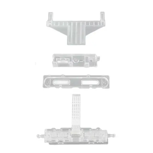 Alt view image 5 of 6 - For Super Famicom Console For Super NES Game Console Replacement Transparent SFC Case Box Design