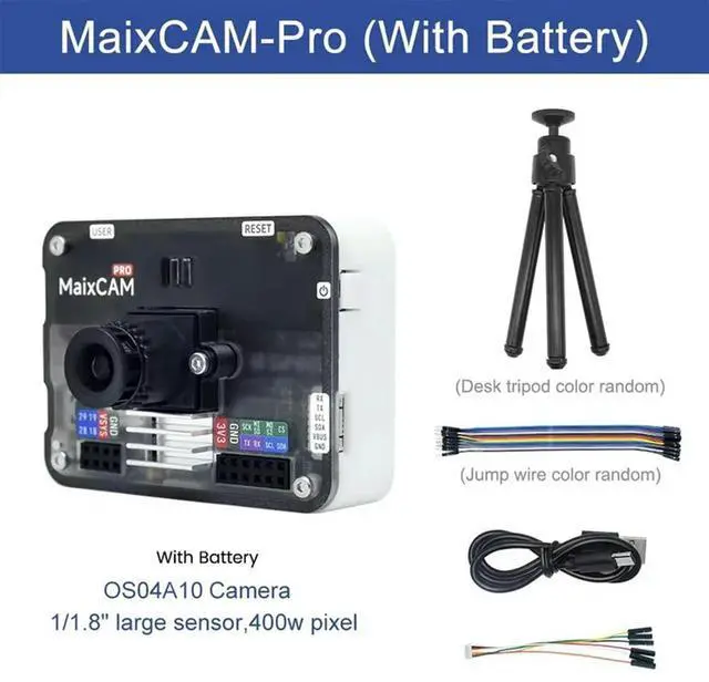 Alt view image 4 of 4 - Maixcam Pro AI Development Board NPU Vision Camera Lmage Processing Audio Yolo Contest OS04A10 Camera