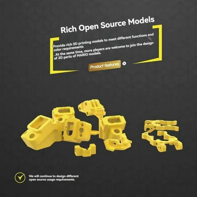 Alt view image 6 of 6 - For Speedybee Mario 5 Frame Kit  Carbon Fiber Drone Frame Kit Compatible With O3 Air Uni For FPV Freestyle RC Drones