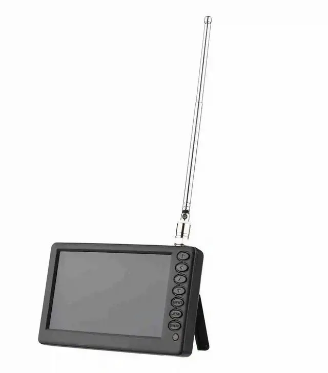 Alt view image 5 of 6 - Digital TV Player 5-inch Screen Pocket TV Car Television Multimedia Player FM Radio TF Card U Disk Playback with Remote Control