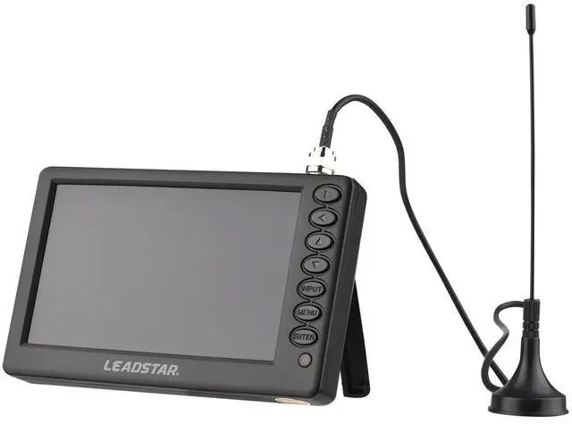 Alt view image 6 of 6 - Digital TV Player 5-inch Screen Pocket TV Car Television Multimedia Player FM Radio TF Card U Disk Playback with Remote Control