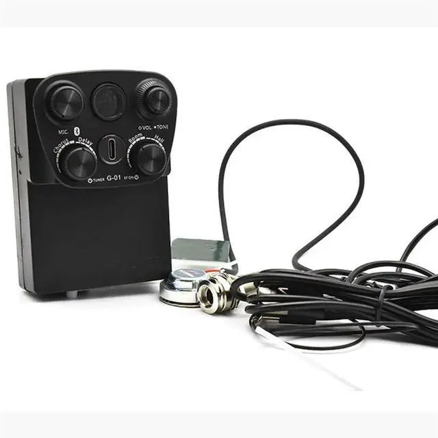 Alt view image 6 of 6 - Guitar Resonance Pickup Technology Guitar Digital Preamp With Reverb Chorus Delay And Mic Guitar Preamp