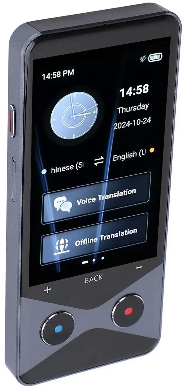 Alt view image 6 of 6 - AI Language Translator 137Language 1GB RAM 16GB ROM 5MP Photo Real Time Translation 3.7Inch IPS Screen Language Voice Translator