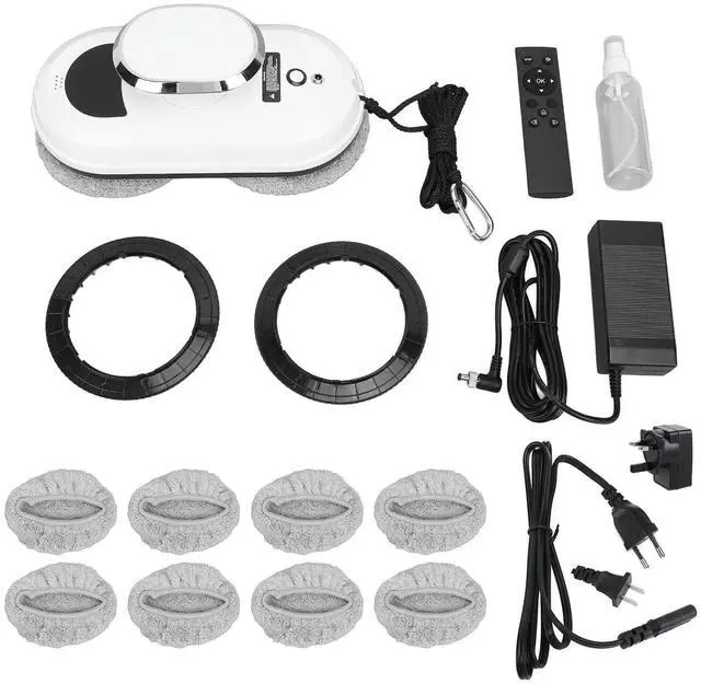 Alt view image 5 of 6 - Premium Window Cleaner Robot Automatic Cleaning with ligent Path Planning 5600pa Suction Power Remote Control Window Washer