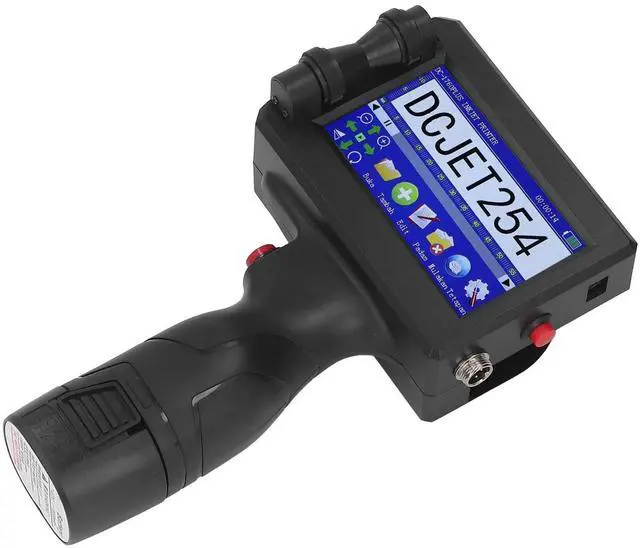 Alt view image 5 of 6 - Portable Mobile Handheld Inkjet Printer Set High Speed Clear Printing HD LED Touch Screen 4 Core CUP Handheld Inkjet Printer Kit