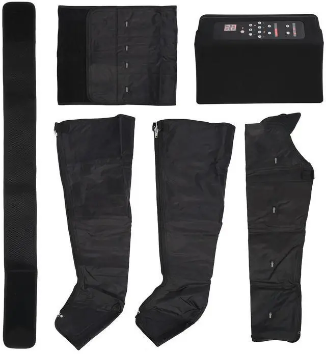 Alt view image 3 of 6 - Professional Leg Compression Boots Massager 3 Timing 6 Modes 9 Strength Leg Arm Feet Calf Thigh Massage Machine for Circulation