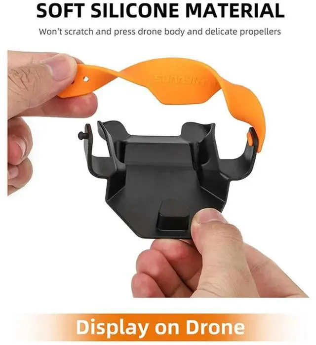 Alt view image 7 of 8 - SUNNYLIFE For Mini 4 Pro Bundle Propeller Blade Fixing Kit Bundle Propeller Chassis Protective Cover