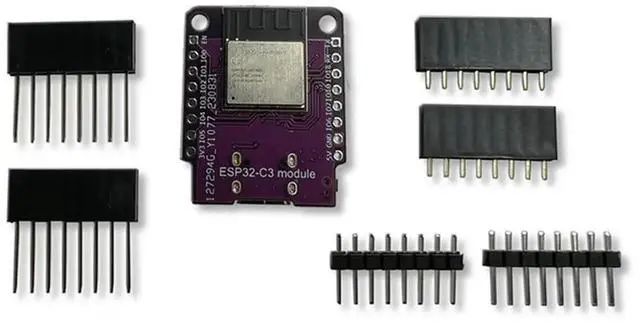 Alt view image 5 of 8 - 1 Piece MINI ESP32-C3 Development Board Plastic+l Bluetooth BLE5.0 Is Equipped With ESP32-C3-Mini-14 Module