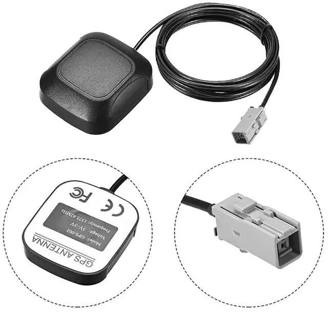 Alt view image 7 of 7 - Car GPS Navigation Active Antenna GT5-1S Jack Antenna Connector Cable For Alpine Kenwood JVC Toyota Honda Nissan