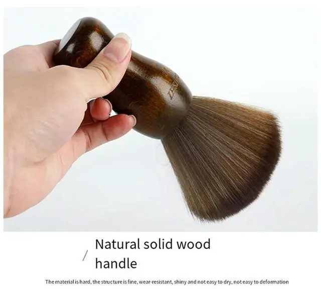 Alt view image 5 of 7 - Anti-Static Solid Wood Cleaning Brush For Vinyl LP, CD, Turntable, Computer Keyboard Dustproof Soft Fur Accessories