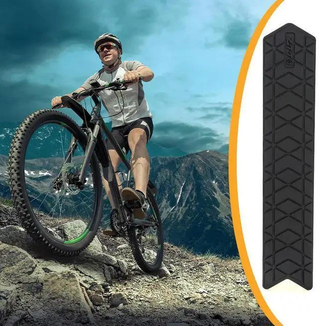 Alt view image 4 of 6 - Silicone Bike Down Tube Anti-Scratch Sticker Bike Frame Guard Bike Down Tube Frame Protector for Road Mountain Bike