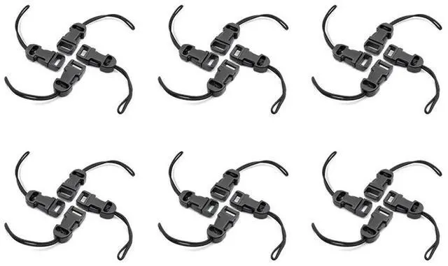 Alt view image 7 of 7 - 24 Pcs Quick Release Camera Strap QD Loops Connector Adapter Camera Quick Release Clip For Digital Cameras, Binoculars