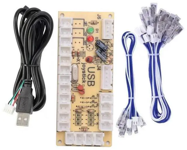 Alt view image 5 of 6 - Zero Delay Arcade DIY Arcade USB Encoder to Joystick for PC/PS3/Raspberry Pi/Android with SANWA Joystick 4.8MM BUTTON