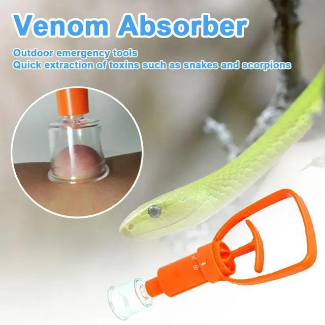 Alt view image 6 of 6 - Outdoor Survivor Venom Extractor Kit Safe First Aid Kit Safety Venom Protector Snake Bees Bite Extractor Outdoor Rescue Tool