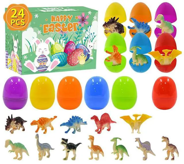 Alt view image 4 of 6 - 12Pcs Easter Eggs Mini Colorful Easter Basket Stuffers Filled Easter Egg Gift For Easter Home Party Decoration Kids Easter Gifts