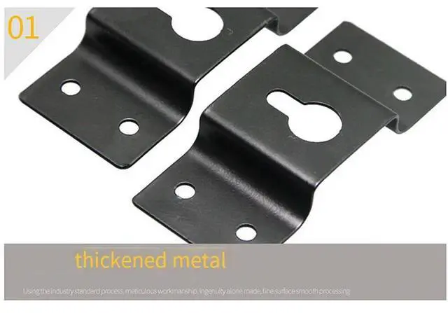 Alt view image 6 of 7 - 20X Speaker Wall Mount Bracket Ceiling Stand Clamp Surround Speaker Rear Hook Hanger Plate For Speaker Accessories