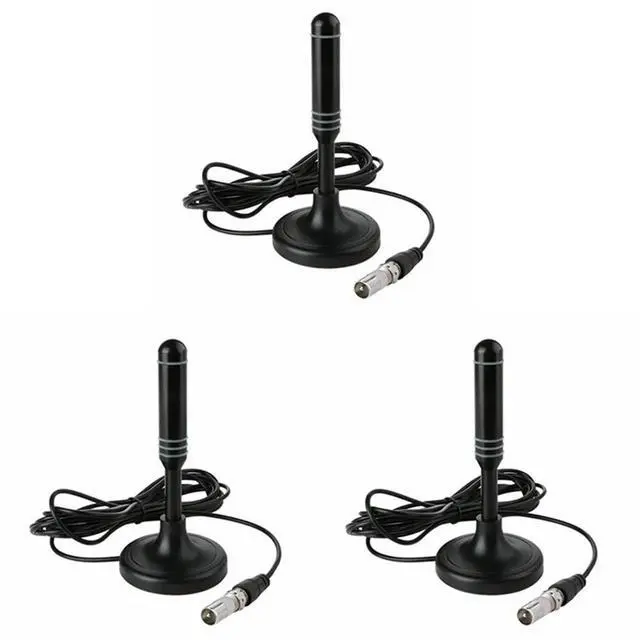 Alt view image 6 of 7 - 3X Digital HD Freeview Antenna HDTV Antenna With 300Cm Coax, Outdoor Waterproof For DVB-T DVB-T2 And DAB Broadcasting