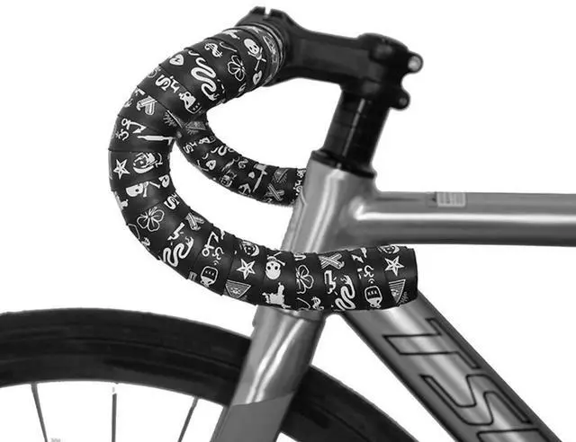 Alt view image 5 of 6 - Road Bike Handlebar Tape Anti-Slip Bicycle Handle Belts Soft Glow-in-The-Dark Steering Wheel Cover Belt Bicycle Accessories