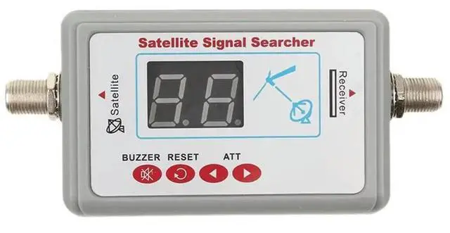 Alt view image 6 of 7 - SF-95DLS Digital Satellite Signal Finder Meter TV Satellite Receiver LCD Screen Display Signal Pointer