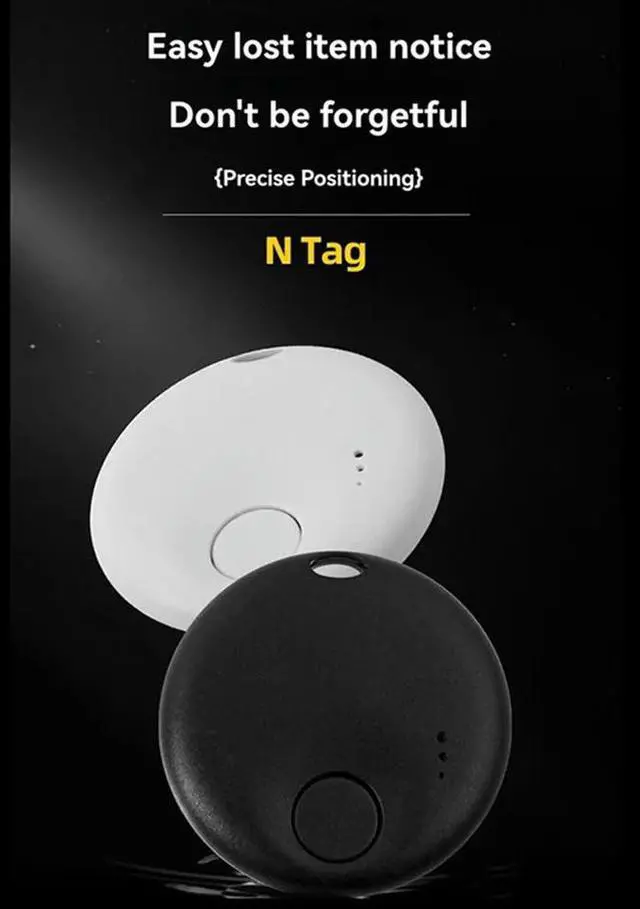 Alt view image 6 of 7 - Bluetooth GPS Tracker N Tag Anti-Lost Locator With Global Positioning For Find My APP For Key Luggage Backpack