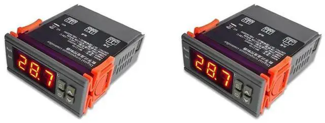 Alt view image 6 of 7 - 2X MH1210W Digital Temperature Controller AC90-250V 10A 220V Thermostat Regulator With Sensor,Heating Cooling Control