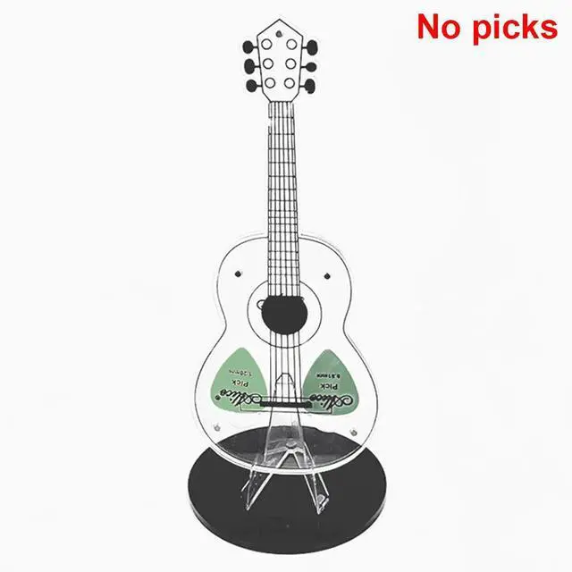 Alt view image 2 of 6 - Acrylic Guitar Pick Holder Pick Rack Plectrum Case for Picks and Display for Electric Bass Guitar Ukulele Lover