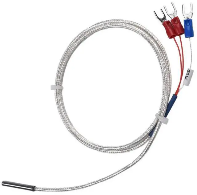 Alt view image 5 of 6 - Three Terminals Made Of Temperature Sensor Probe Cable Probe Sensor Temperature Insulating Prongs