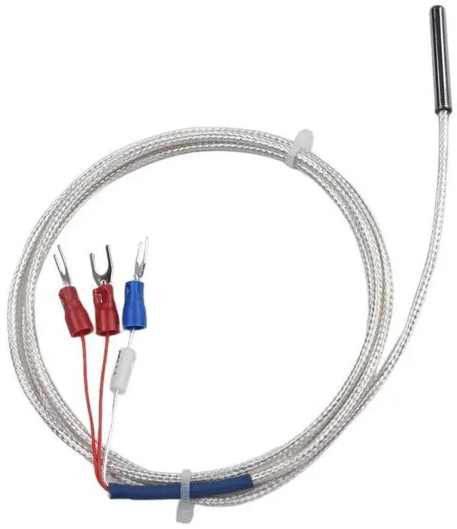 Alt view image 6 of 6 - Three Terminals Made Of Temperature Sensor Probe Cable Probe Sensor Temperature Insulating Prongs