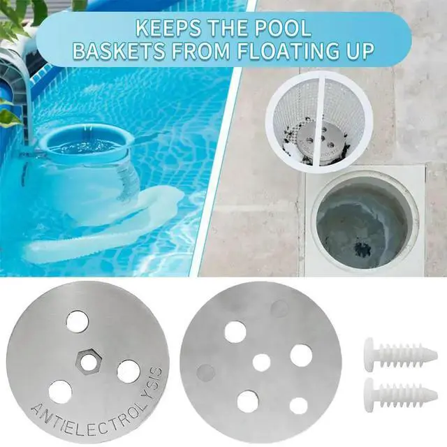 Main image of Anti-Electrolysis Weight Keep Your Skimmer Basket in Place for Salt System Swimming Pools Against Corrosion and Electrolysis