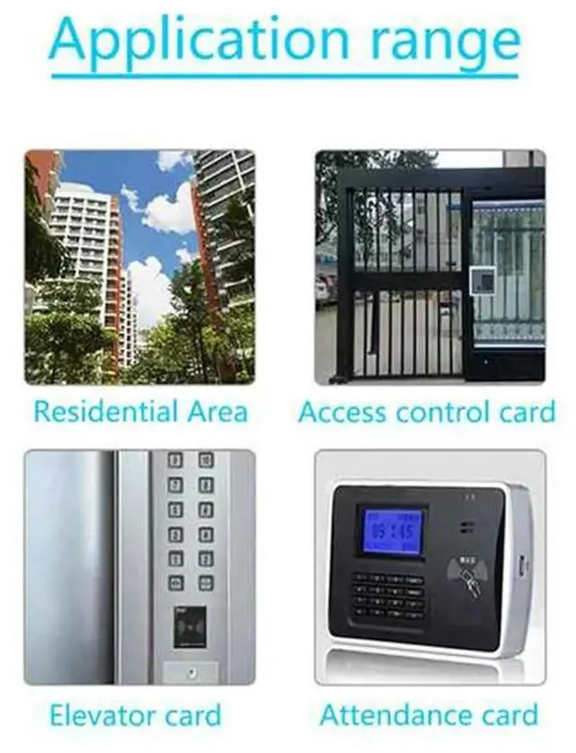 Alt view image 6 of 7 - 5-Band NFC Chip Reader/Writer+ 2X CUID UID Keychain 125K 13.56M Copier HID Duplicator Tag Clone ID IC Keychain Key