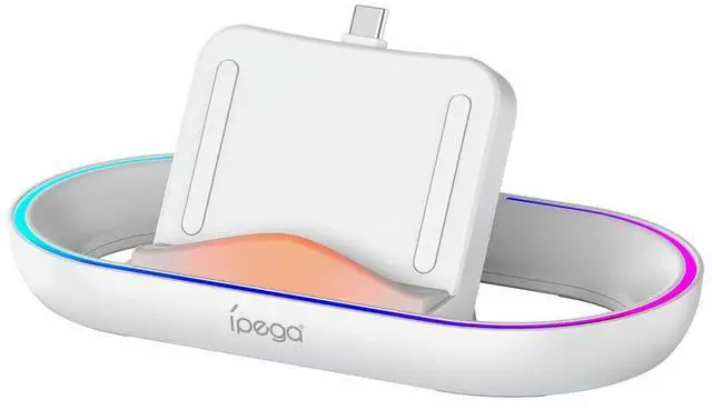 Alt view image 3 of 6 - Charging Stand with Charging Cable Charger Station Portable Charging Dock Station for Portal PS5 Portal Game Console