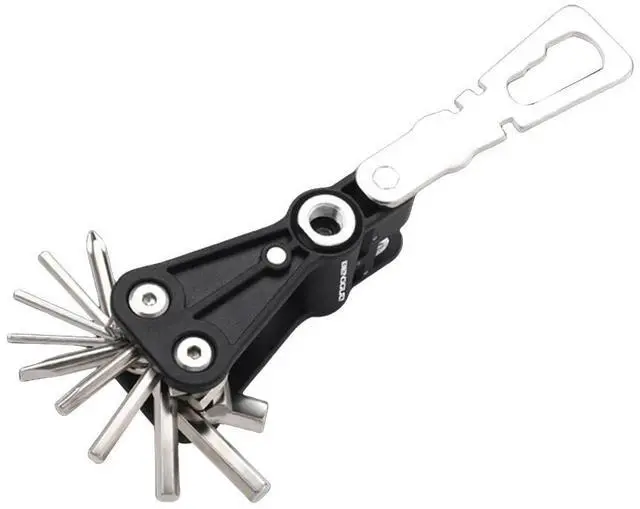 Alt view image 6 of 6 - 18-in-1 Bike Fast Inflator Inflatable Head with Screwdriver Wrench Chain Cutter Schrader & Presta Valve Bicycle Accessories