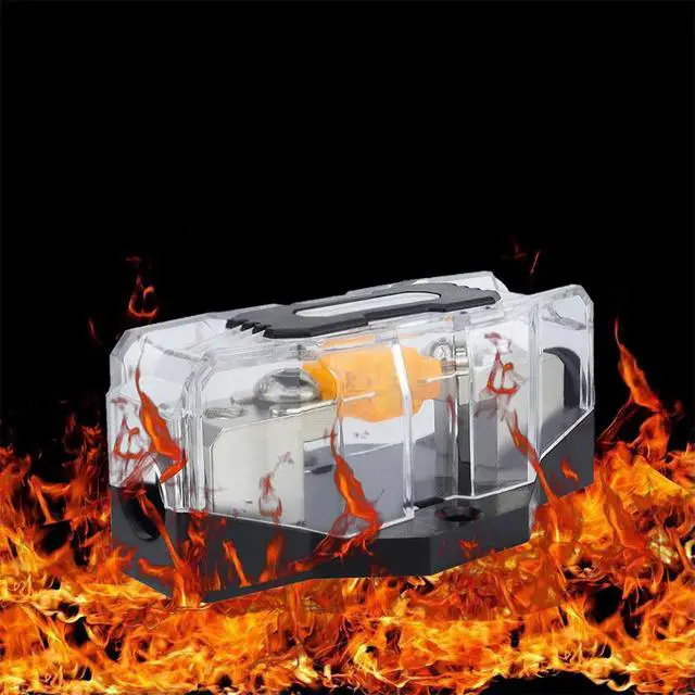 Alt view image 5 of 6 - High-Performance 40A Brass Fuse Holder: Reliable Circuit Breaker For Amplifiers Audio Amplifiers Modification 40A Fuse Holder