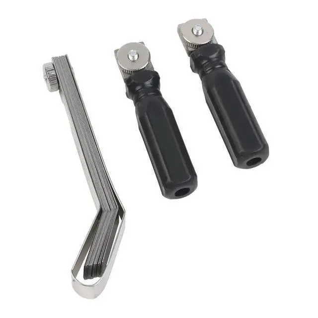 Alt view image 4 of 6 - 16 Piece Thickness Gauge for Vehicle Clearance Measurement Metric and For Imperial Reliable l Feeler Gauge Set