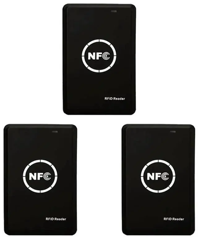 Alt view image 7 of 7 - 3PCS NFC Card Reader IC RFID Copier Duplicator 13.56Mhz & 125Khz Encrypted Programmer Card
